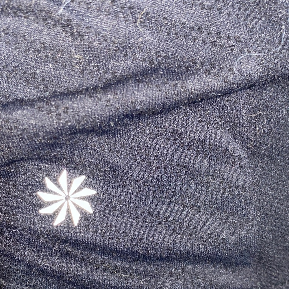 Athleta Black Long Sleeve Scoop Neck Top - Picture 4 of 4